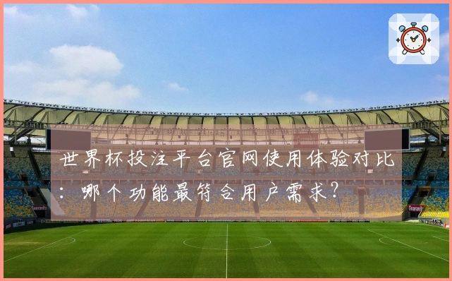 世界杯投注平台官网使用体验对比：哪个功能最符合用户需求？